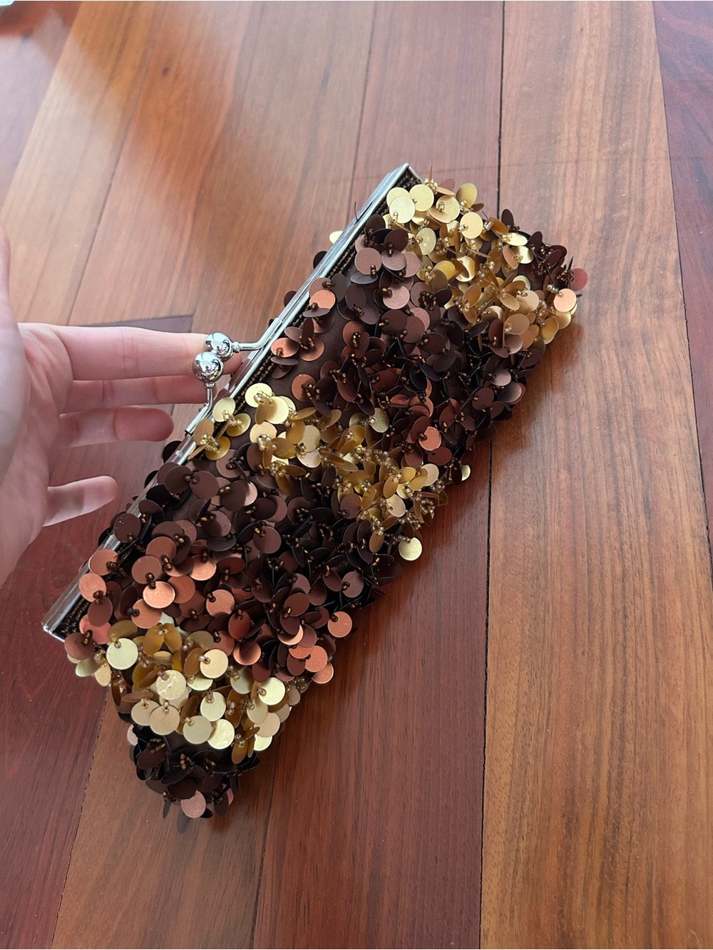 Sequin Evening Clutch